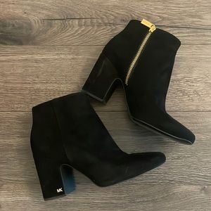 Michael Kors Elaine Suede Ankle Booties